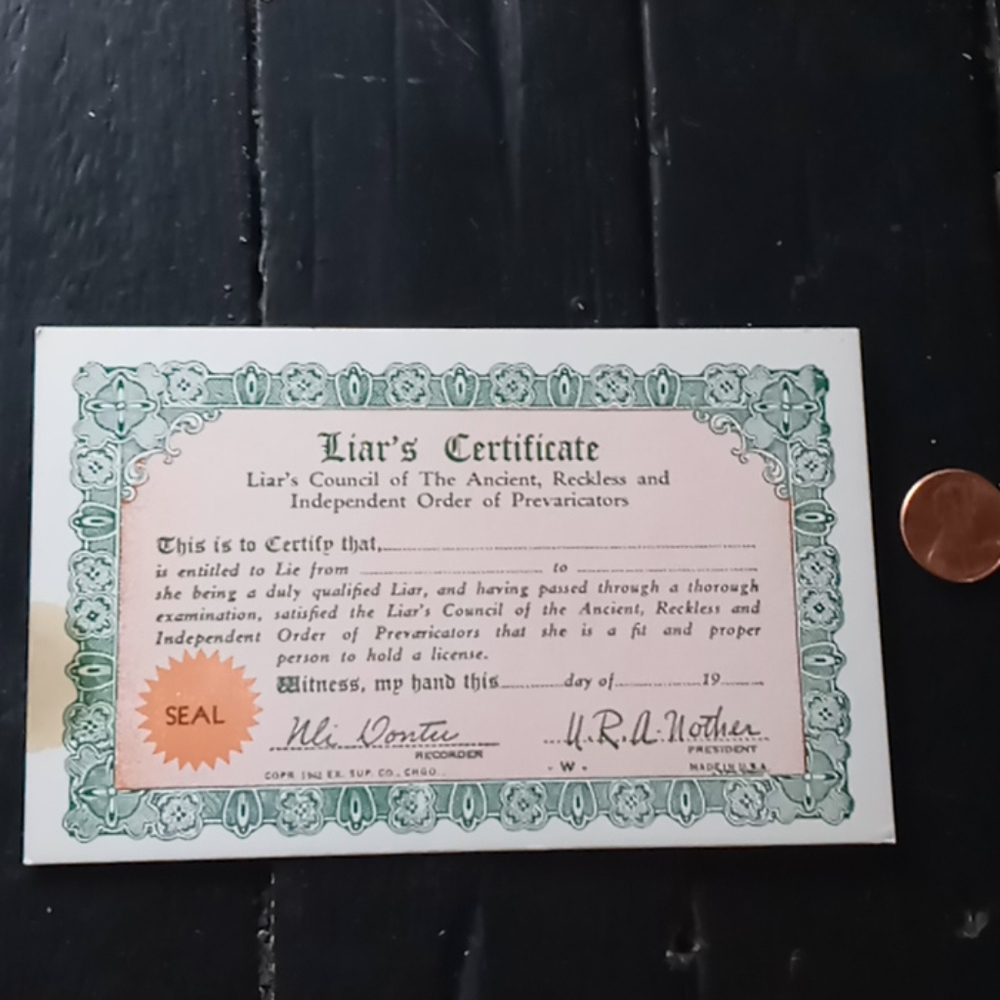 1941 arcade card